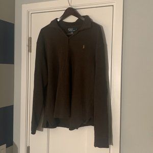 Polo Ralph Lauren Brown Quarter Zip Sweater